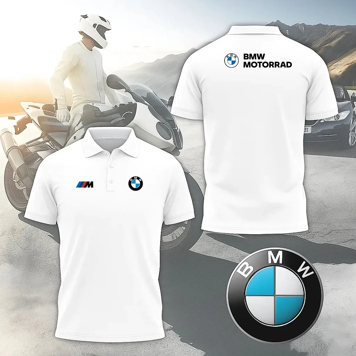 Camisa Polo BMW Motorrad - Image 3