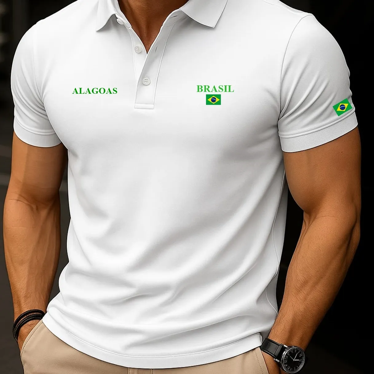 Camisa Polo Brasil - Alagoas™ - Image 3