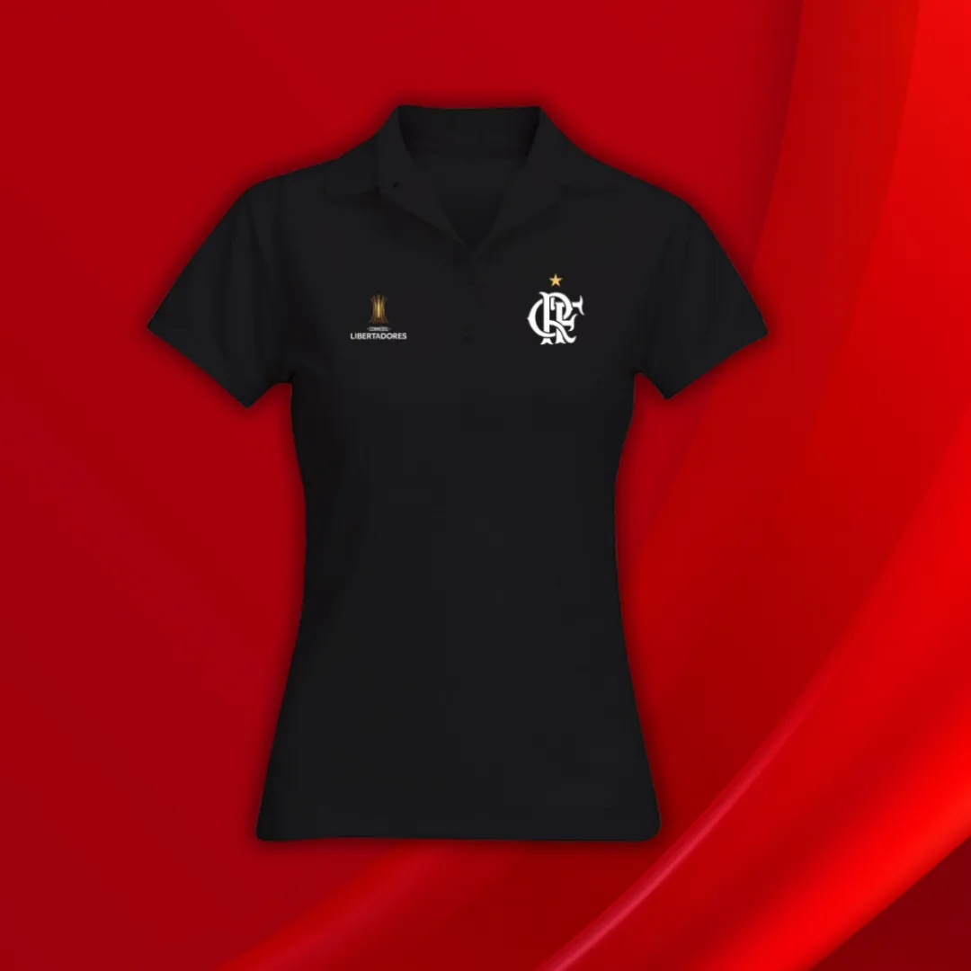 Camisa Polo Feminina - Flamengo Libertadores - Image 3