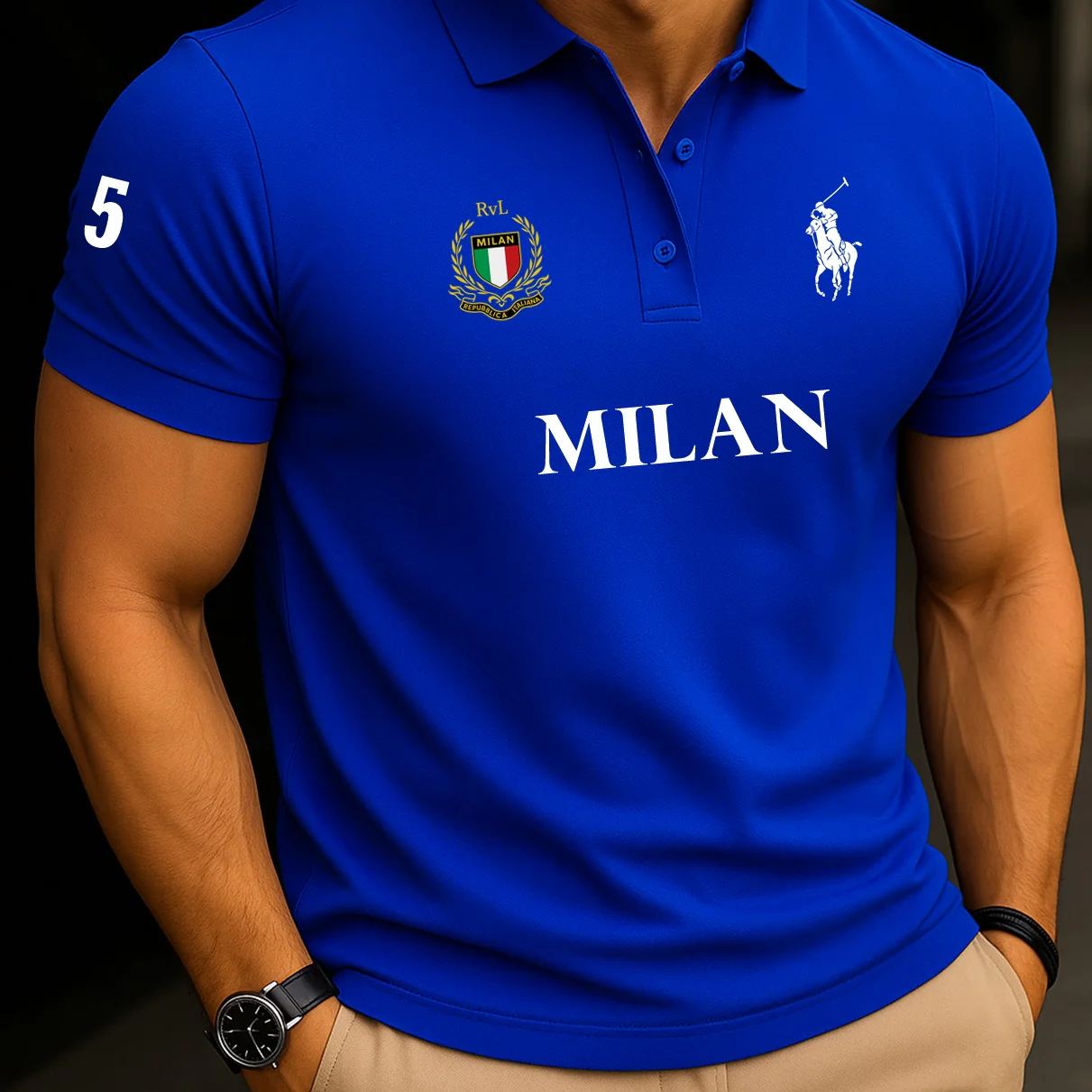 Camisa Polo Milan Elite™ - Image 3